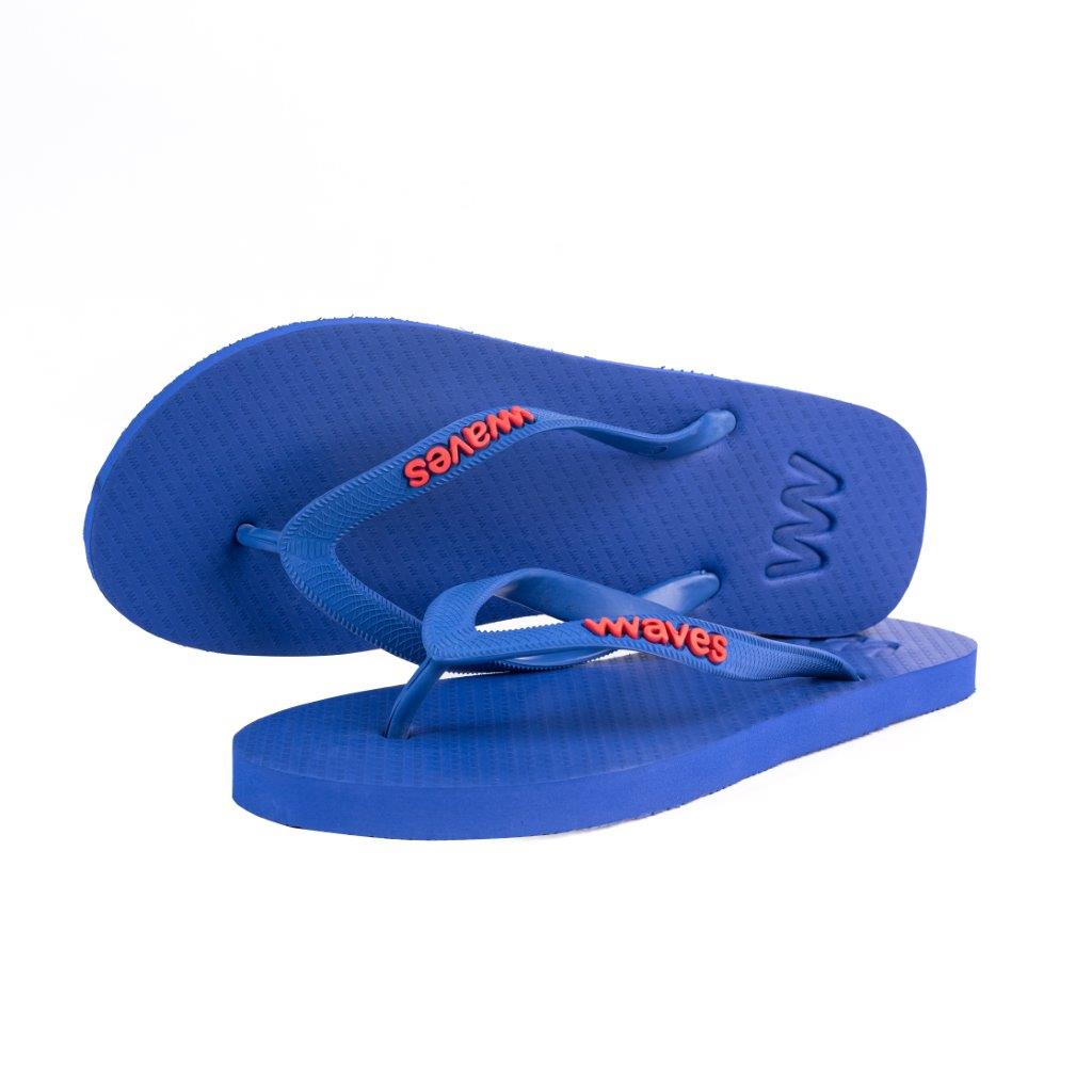100% Natural Rubber Flip Flop – Royal Blue – Waves Flipflops Qatar